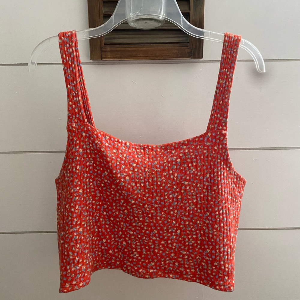 cropped american eagle tank!